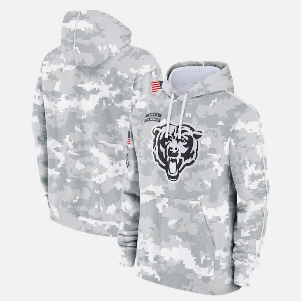 Men’s NFL bears salute to service sweatshirt